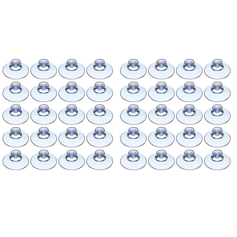 200pcs Transparent Suction Cups, for Outdoor, Kitchen,window 20mm