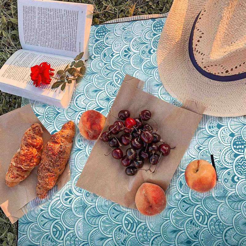 200x200Cm Waterproof Folding Picnic Mat Outdoor Camping Beach Moisture-Proof Blanket Portable Campin
