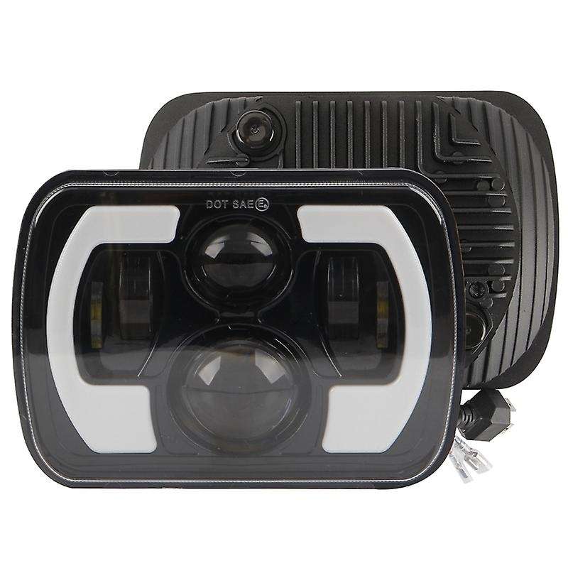 200W 7X6Inch 5X7Inch C-Shape LED Headlight Car Light for Wrangler YJ XJ Car Accessories