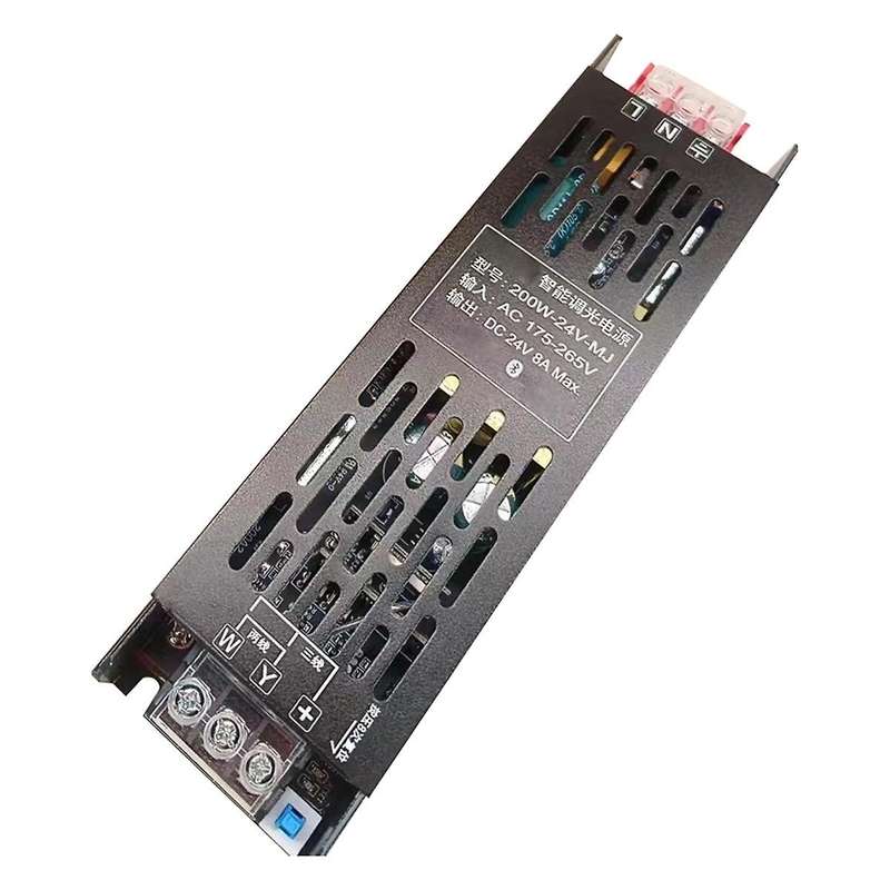 200W LED Strip Controller DC24V Intelligent Dimming Lighting Transformer with Bluetooth APP Control