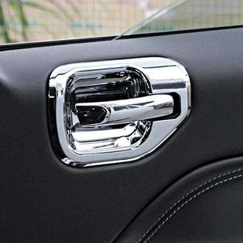 2011-2014 for Patriot Interior Accessories Door Handle Bowls Cover Trim 4Pc