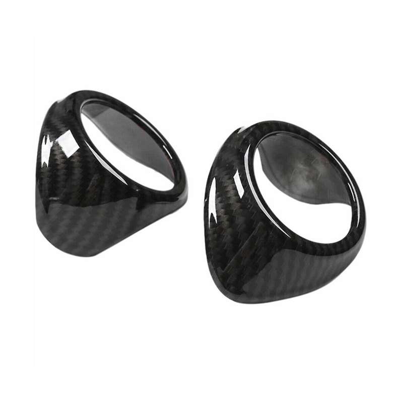 2015-2018 for Carbon Fiber Front Fog Lamp Cover Trim 2