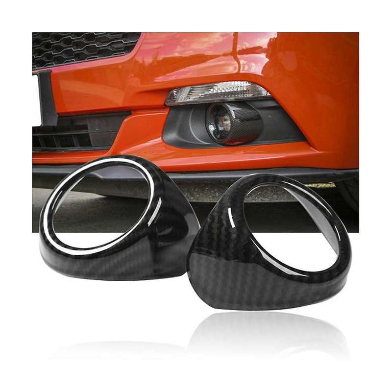 2015-2018 for Carbon Fiber Front Fog Lamp Cover Trim 2