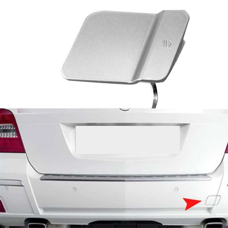 2048853223 for X204 Glk300 Glk350 2008-2012 Towing Cap Rear Bumper Tow Hook Cover Silver