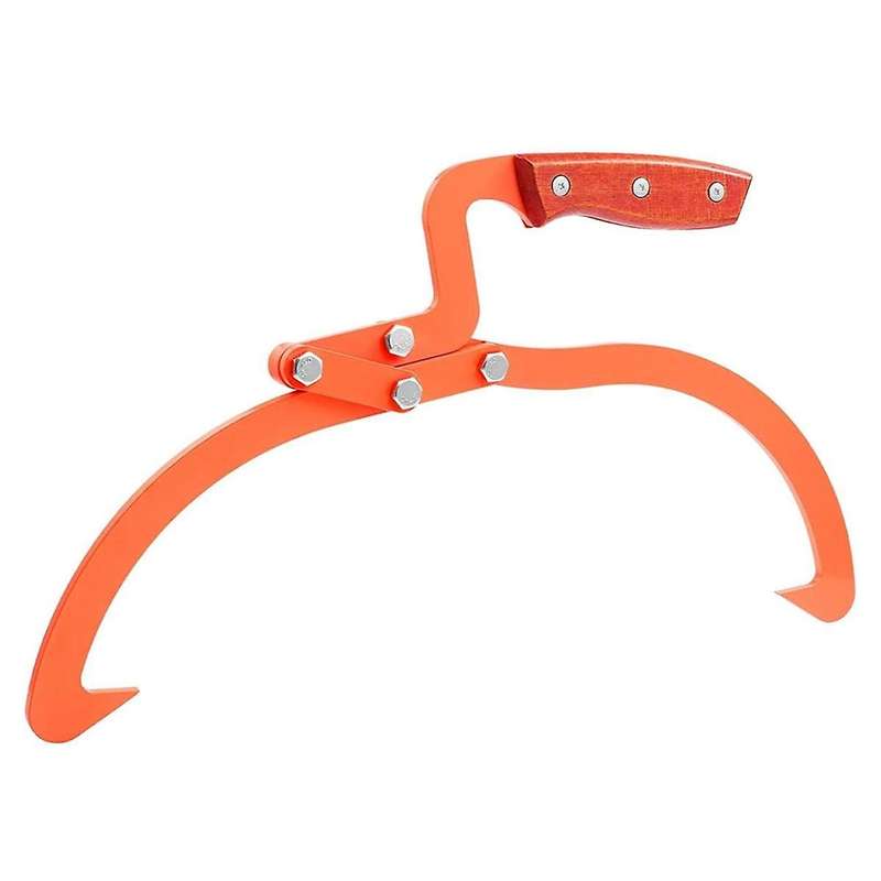 20inch Log Tongs Loads Up to 110 Lbs 2 Claw Skidding Tongs Non- Grip Loading Capacity, Dragging & Ca