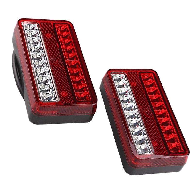 20Led Tail Light 12V Waterproof Turn Signal Truck Brake Brake Light for Cars,Trucks,Trailers,Campers