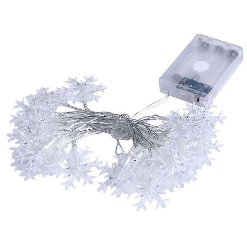 20led Snowflake String Light Christmas Garland Fairy Led Ball Light Lanterns Xmas Outdoor Party Dec