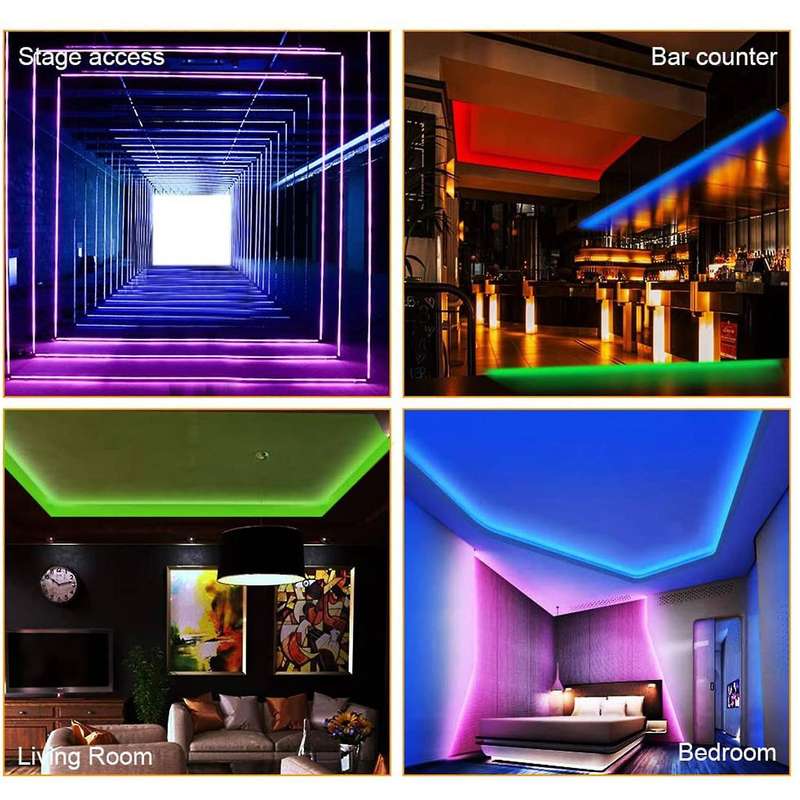 20M 3528 1200LEDs LED Light Strip Compatible Bedroom Halloween Christmas