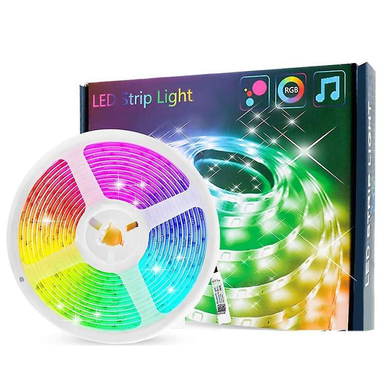20M Bluetooth LED Strip Lights, 5050 RGB Strip Color Changing LED Lights with Remote, Lights Control