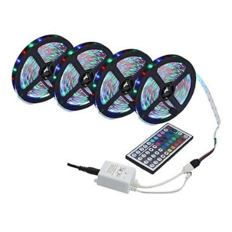 20M Set Light Bar 44 Key 3528 RGB Set Soft Light Bar 20M 3528 RGB Waterproof Light Strip