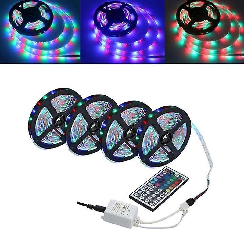 20M Set Light Bar 44 Key 5050 RGB Set Soft Light Bar 20M 5050 RGB Waterproof Light Strip