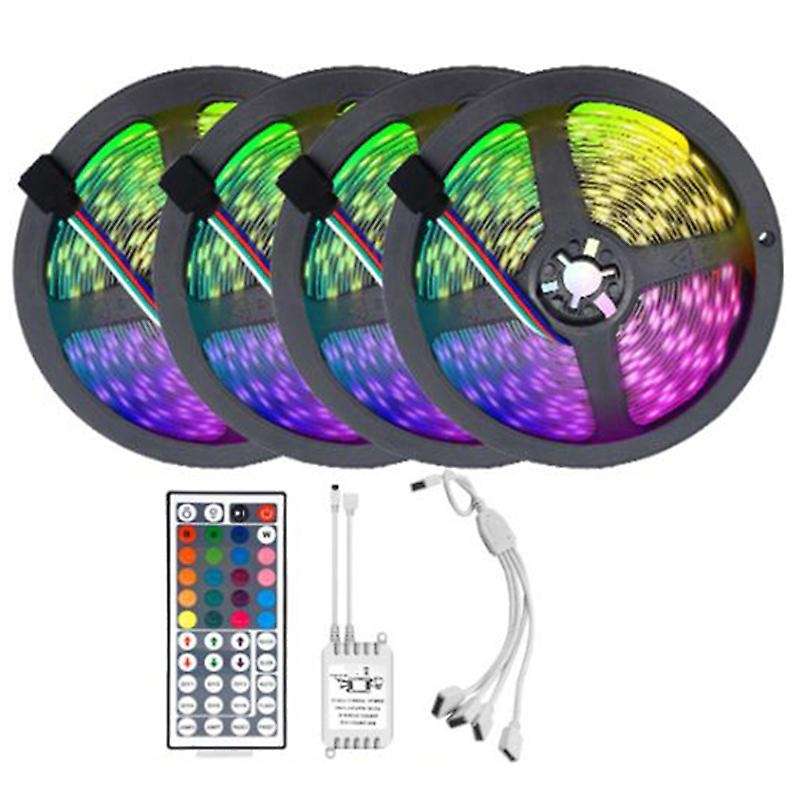 20M Set Light Bar 44 Key 5050 RGB Set Soft Light Bar 20M 5050 RGB Waterproof Light Strip