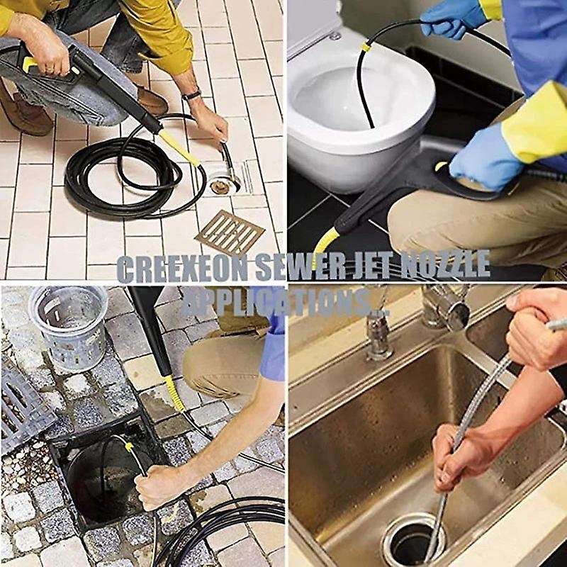 20M High-Pressure Machine Cleaning Water Pipe Sewer Drainage Cleaning Hose Car Wash Pipe for K2 K4 K