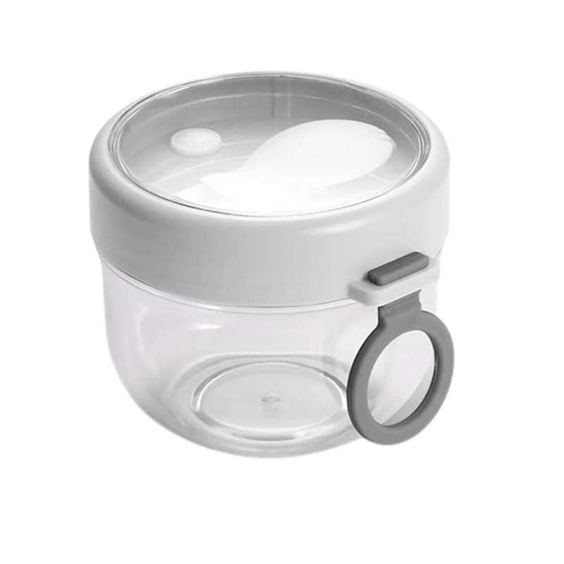20oz Overnight Oats Container with Lid and Spoon - Portable Oatmeal Breakfast Cup for On-the-go