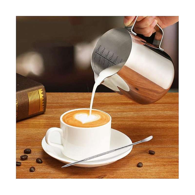 20oz/600ml Stainless Steel Cup Milk Coffee Cappuccino Latte Milk Jug Cup