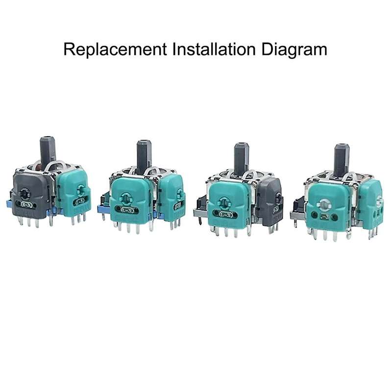 20Pair 3D Analog Stick Mini Switch Sensor Module for Gamepad Hall Effect Potentiometer Pro