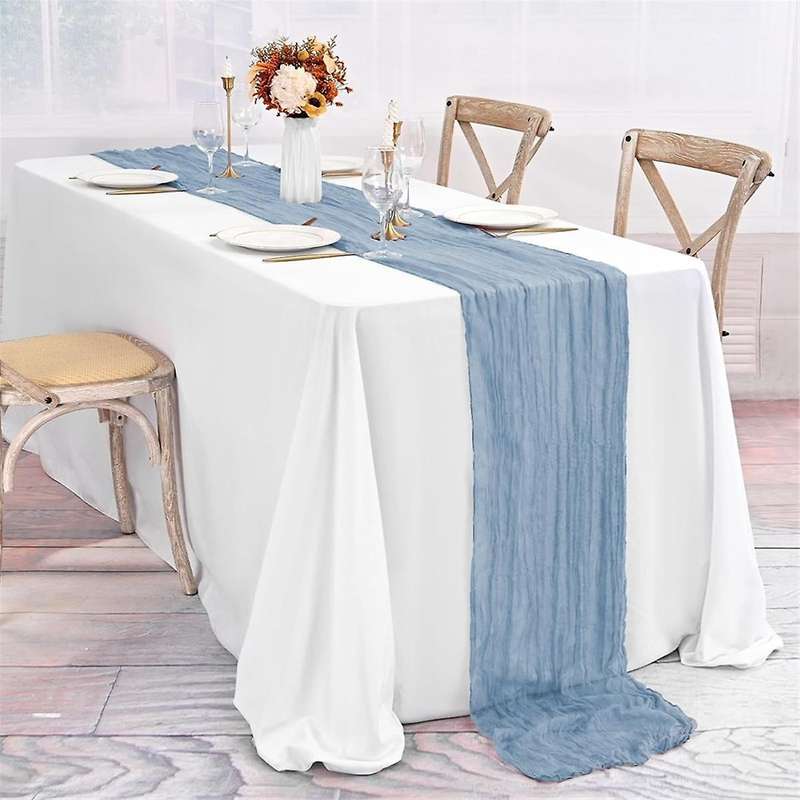 20Pack Table Runner 10Ft Cheesecloth Table Runner Boho Gauze Table Runner Long Cheese Cloth Table Ru
