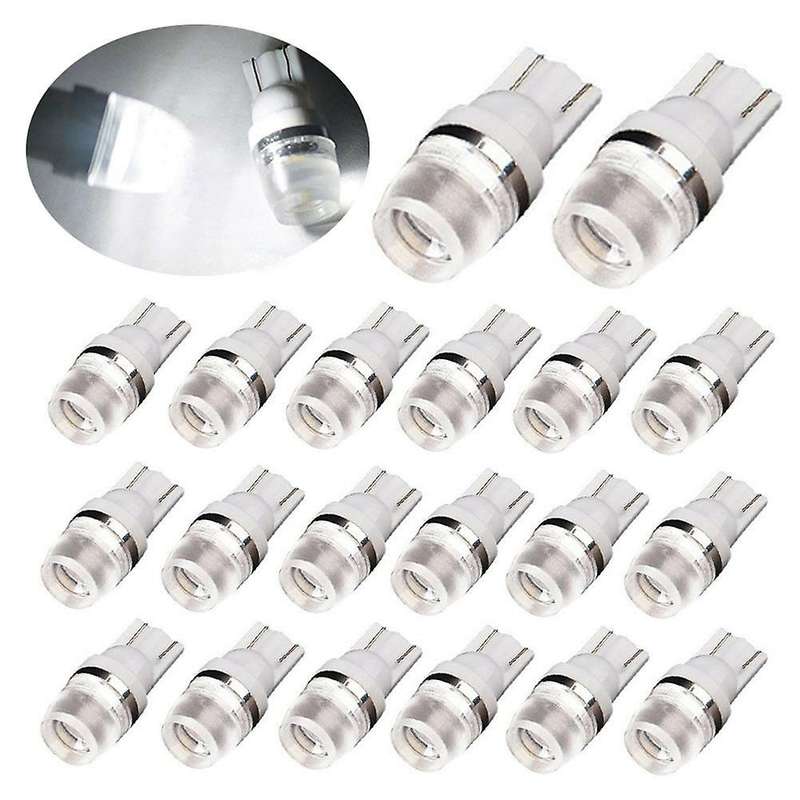 20Pc T10 Wedge High Power 1W LED Light Bulbs White 192 168 194