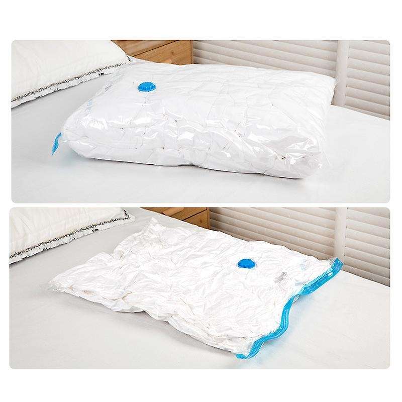 20PC Transparent Vacuum Bag Home Organizer Border Foldable Clothes Vacuum Bag Seal Compressed Travel