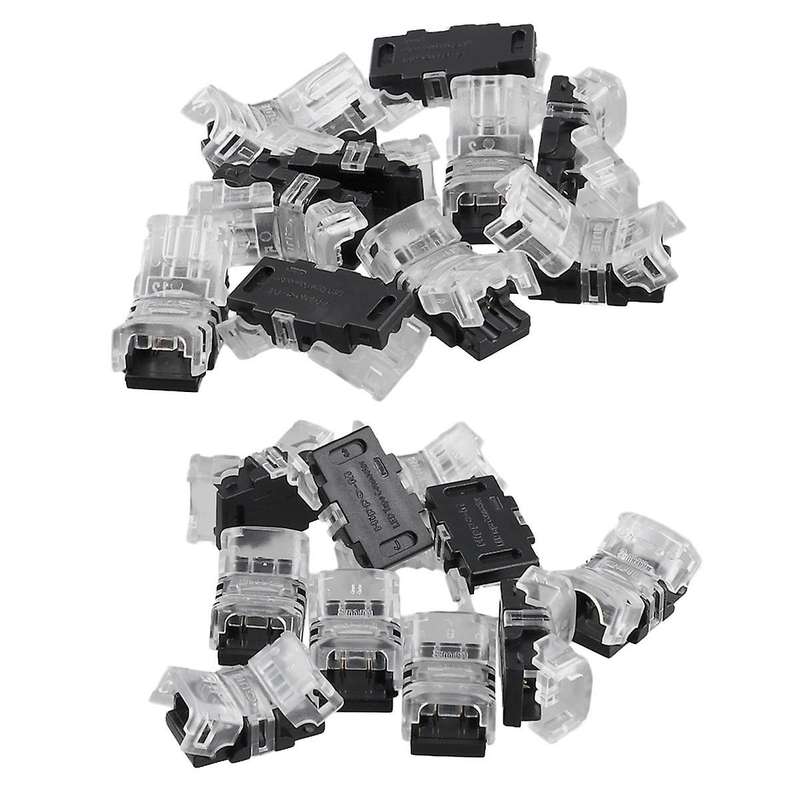 20PCS 2Pin LED Strip Connectors Waterproof 8mm LED Terminal Connector for LED Strip Light WS2811 WS2