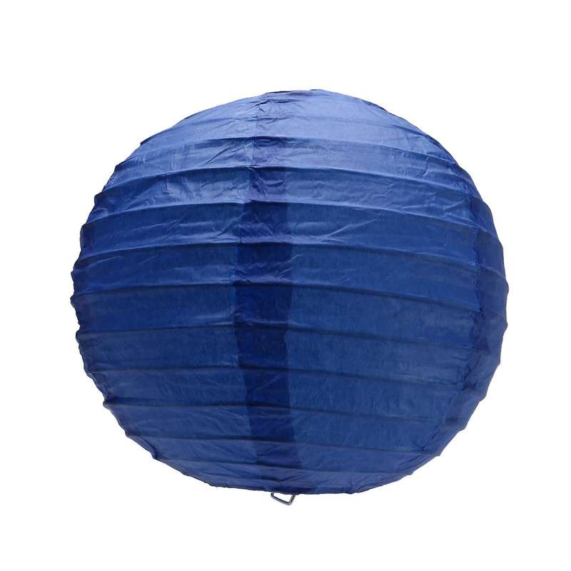 20pcs 6 Inch-12 Inch Paper Lanterns Assort with Size Navy Blue Beige Paper Lantern Lampion for Wedd