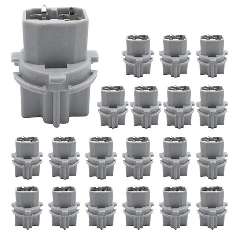 20Pcs 33515-S50-003 Car Brake Tail Lamp Rear Light Socket Holder for Odyssey T20W W Taillight Holde