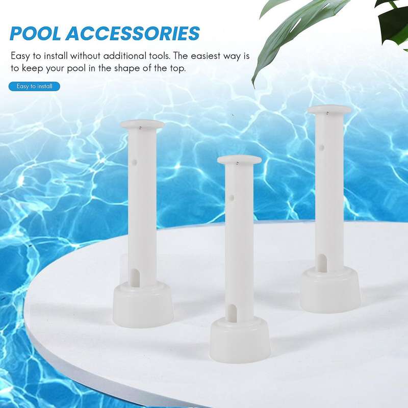 20pcs Abs Pool Joint Pins, 6cm/2.36in Cap Set Seals for Swimming Pool 28270-28273