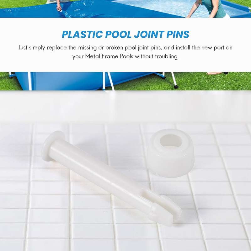 20pcs Abs Pool Joint Pins, 6cm/2.36in Cap Set Seals for Swimming Pool 28270-28273