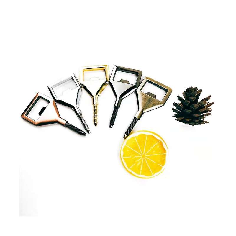 20pcs Bottle Opener Blank Diy Beer Bottle Opener Zinc Alloy Flat Bottle Opener Inserts Beer Opener H