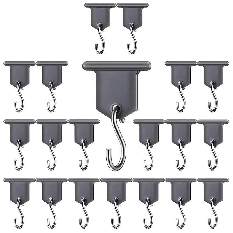 20pcs Camping Awning Hooks, Rv Awning Hangers Hooks Rv Party Light Hangers for Christmas Party, Mot