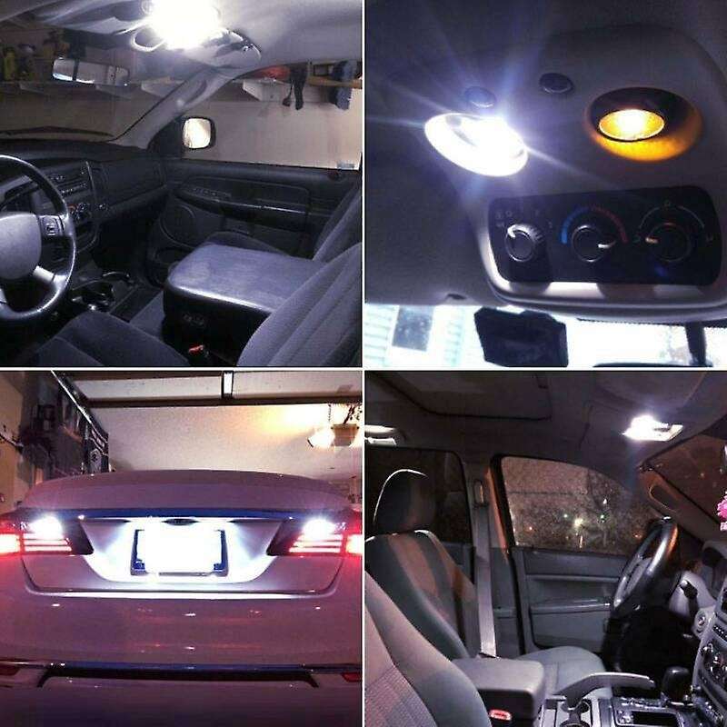 20Pcs Cool White T10 LED Bulb Car Interior License Light 2825 192 194 5050 5 SMD