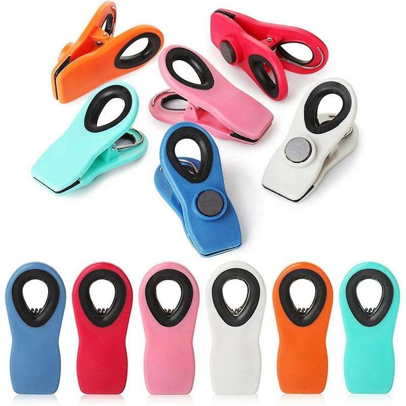20pcs Chip Clips Bread Clips Bag Clips Magnetic Clips Bag Clips Food Clips for Food Packages Chip Ba