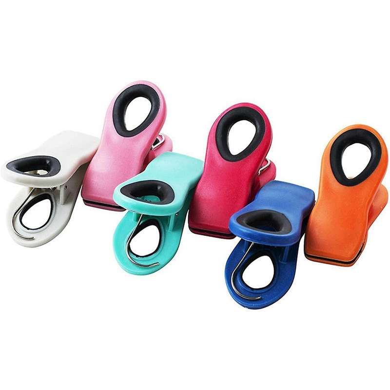 20pcs Chip Clips Bread Clips Bag Clips Magnetic Clips Bag Clips Food Clips for Food Packages Chip Ba
