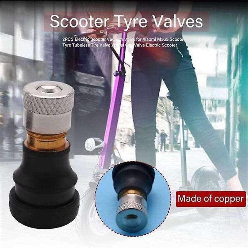 20pcs Electric Scooter Vacuum Valve for Scooter Tyre Tubeless Tire Valve Wheel Valve Electric Scoot