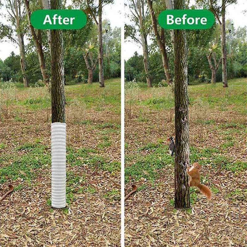 20pcs Corrugated Tree Guards Saplings Tree Trunk Protectors Tree Trunk Guard, Deer and Rabbit Protec