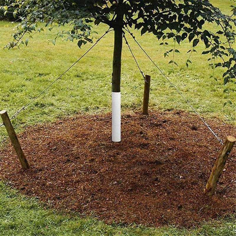 20pcs Corrugated Tree Guards Saplings Tree Trunk Protectors Tree Trunk Guard, Deer and Rabbit Protec