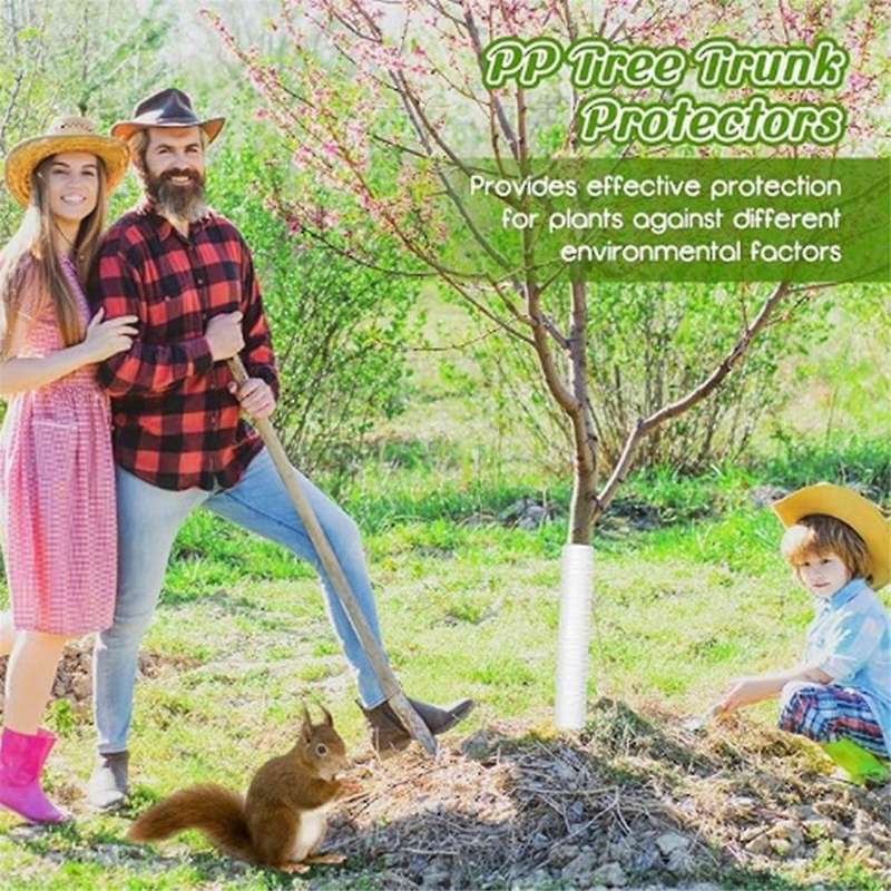 20pcs Corrugated Tree Guards Saplings Tree Trunk Protectors Tree Trunk Guard, Deer and Rabbit Protec
