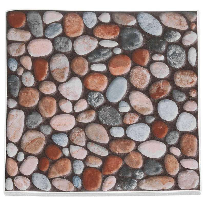 20pcs Diy 20cm Imitation Pebbles Decals Wall Tile Stickers 3d Stone Style Sticker Decor -adhesive-a