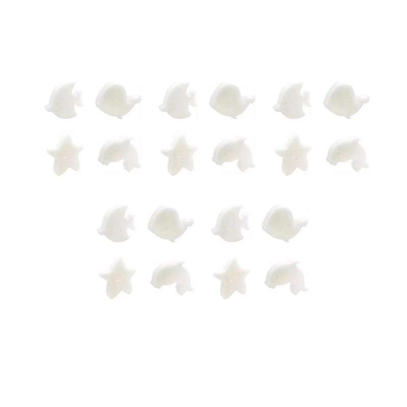 20pcs Flower Shape Accessory Oil Absorb Sponge Cartoon Scum Floating Hot Tub Home Spa Swimming Pool