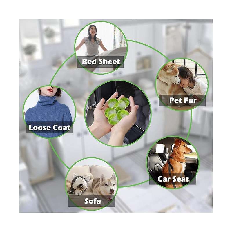 20pcs for Laundry, Laundry Pet Hair Catcher Lint Remover, Washing Machine Hair Catcher