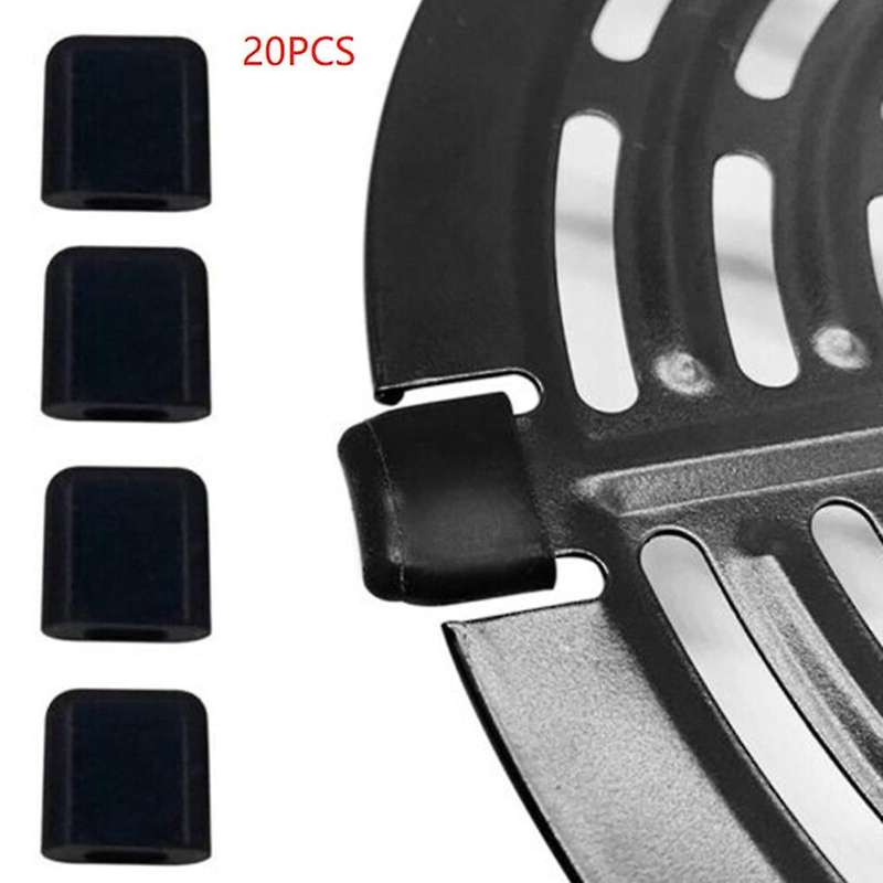 20PCS Fryer Rubber Bumpers Fryer Pieces Non-Scratch Protective Covers for AirFryer Grill Pan Kitche