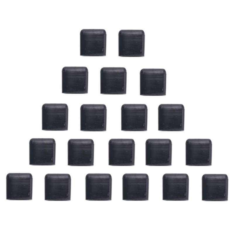 20PCS Fryer Rubber Bumpers Fryer Pieces Non-Scratch Protective Covers for AirFryer Grill Pan Kitche
