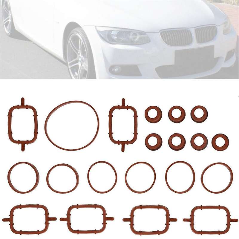 20Pcs Intake Manifold Seal Gasket Kit 11612246945 for 3 5 6 7 Series E61 E63 E70 E83 E90 E92 X3 X5 X