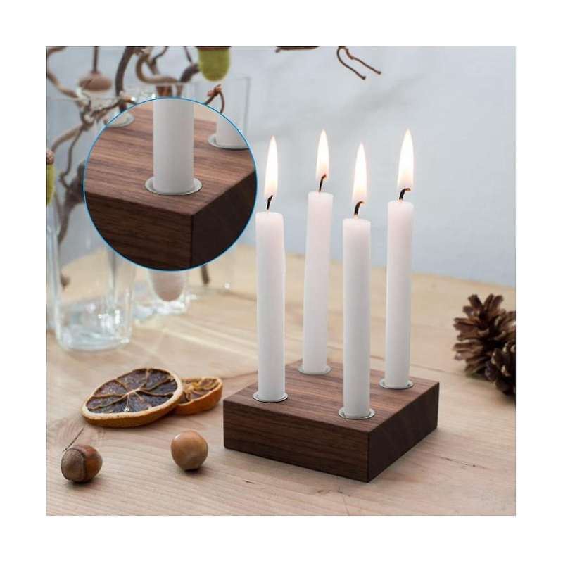 20pcs Metal Small Candle Holders, Tea Lights, Silver Candle Insert Table Candles, Candle Holder For