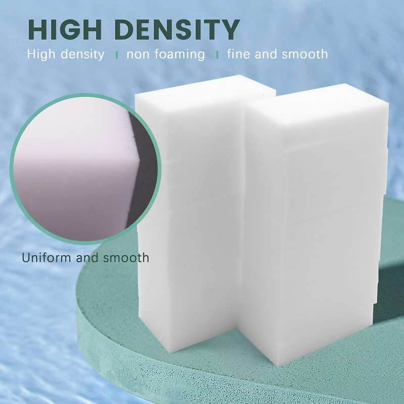 20Pcs Magic Multi Sponge Clean Foam Cleaner Cleansing Eraser Car Wash Kitchen 10cm6cm2cm(White)