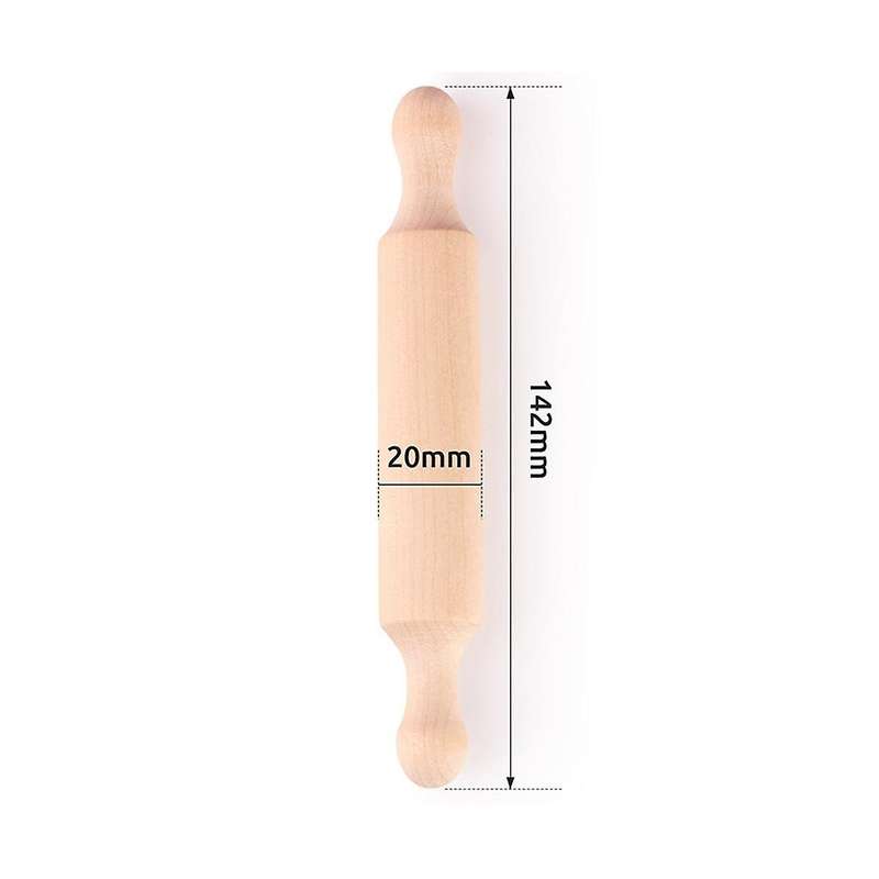 20pcs Mini Rolling Pins for Crafts, Small Wooden Dough Roller for Children In The Kitchen Baking Wo