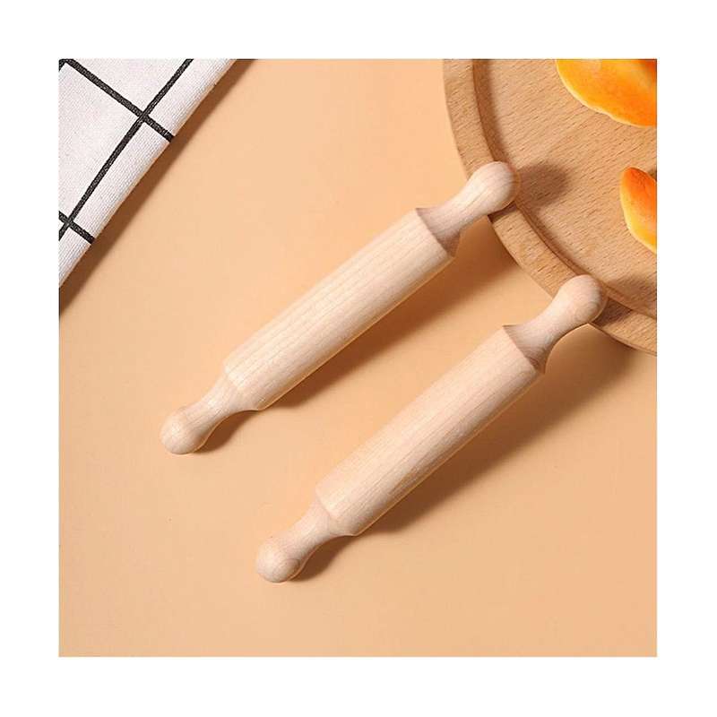 20pcs Mini Rolling Pins for Crafts, Small Wooden Dough Roller for Children In The Kitchen Baking Wo