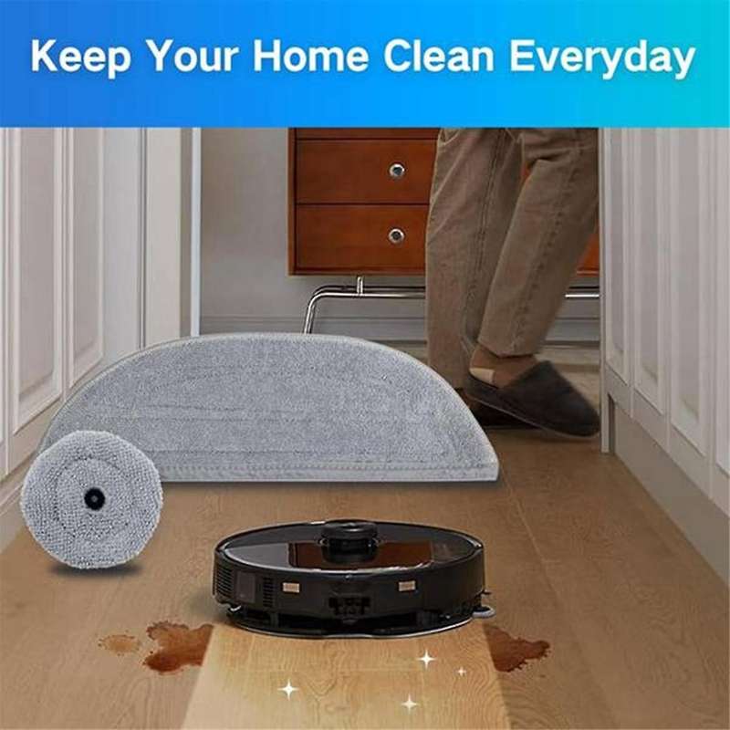 20PCS Mop Cloths for S8 MaxV Ultra G20s Robot Vacuum Cleaner Replaceable Parts Washable Cleaning Bru