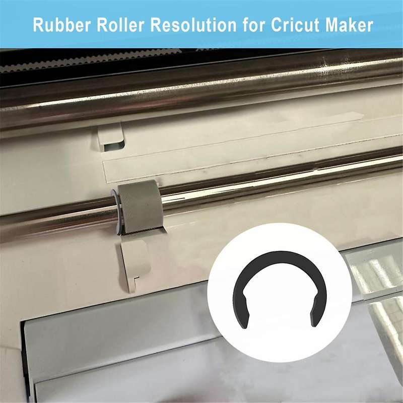 20Pcs Retaining Clip Rings for Cricuts Maker and Explore Airs, Keep Rubber in Place with Retaining R