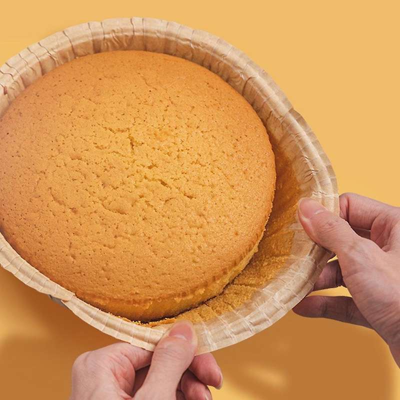 20Pcs Paper Baking Pan Greaseproof Paper Holder Chiffon Cheesecake Disposable Cake Mold Toast Bread